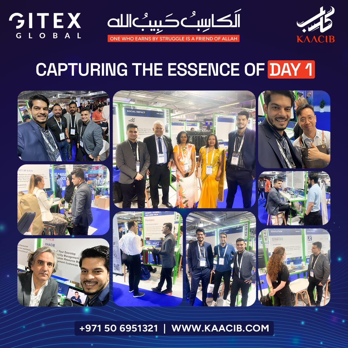 featuring Kaacib's event highlights at gitex 2024 in Dubai